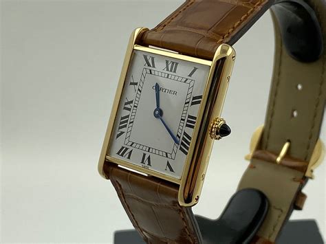 vintage cartier watch gold|older cartier tank watches.